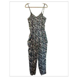 Gently Worn Floral H&M Pants Jumpsuit Size 12 (BB0305)